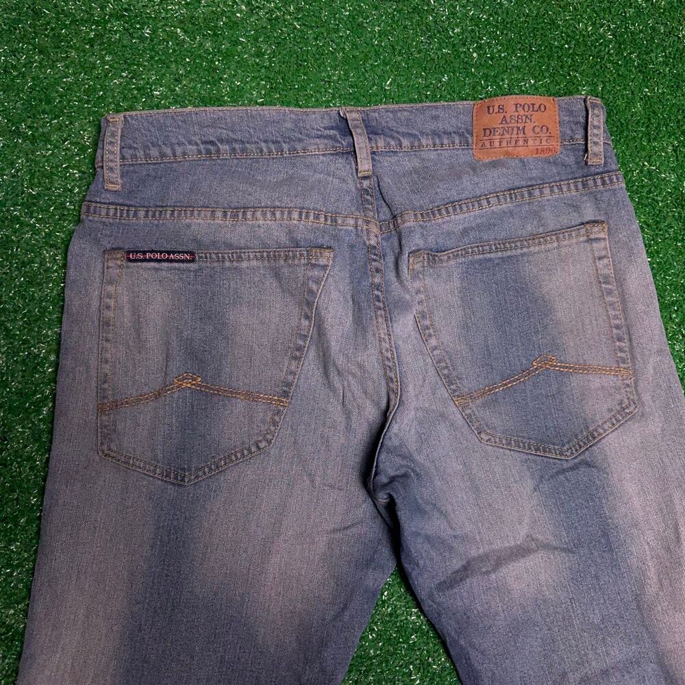 US Polo Jeans 33x32 Active Stretch light blue